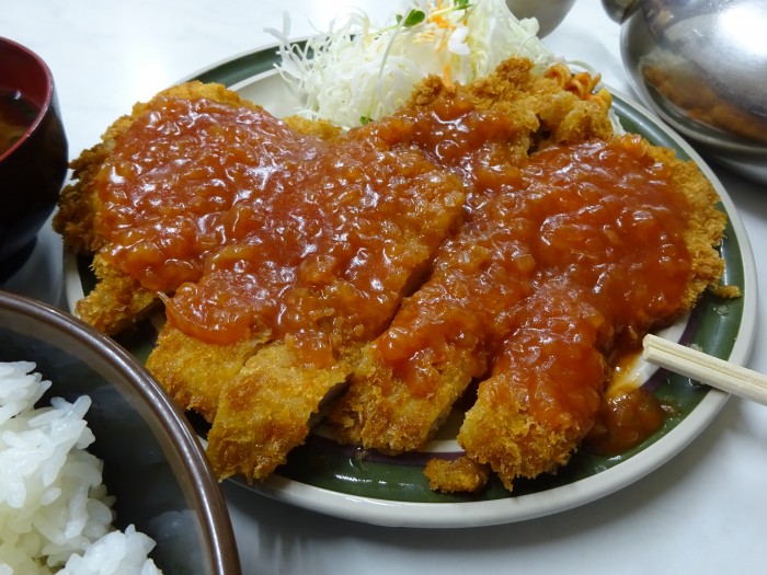 ジャンボチキンカツ定食