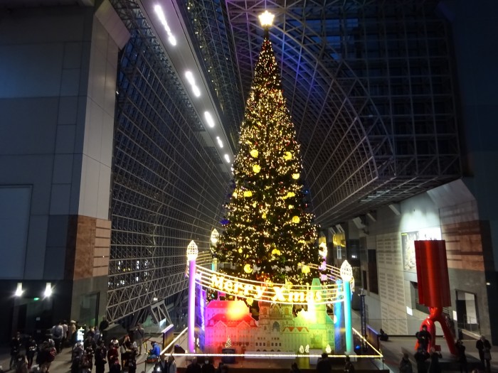 京都駅ビル クリスマスイルミネーション